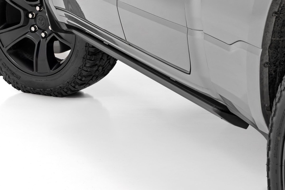 Ram 1500 TRX Power Running Boards - Rough Country - HT-Series - '21-'24